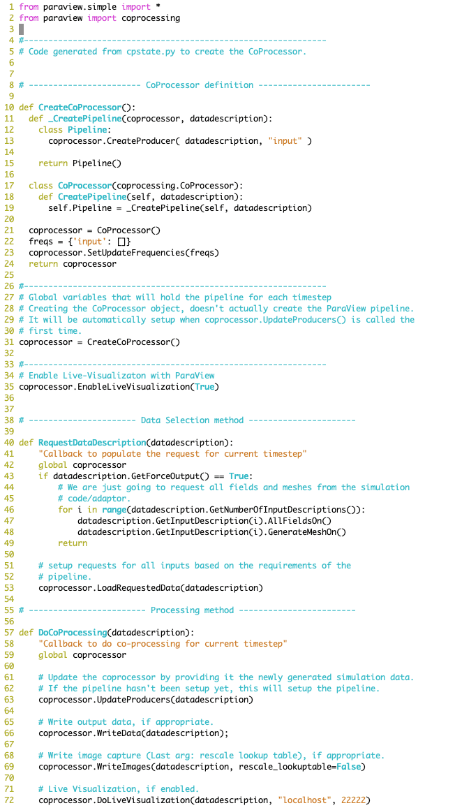 Catalyst pipeline setup by Python script