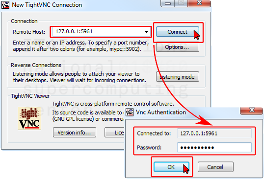 Tightvnc login connect using anydesk without accept